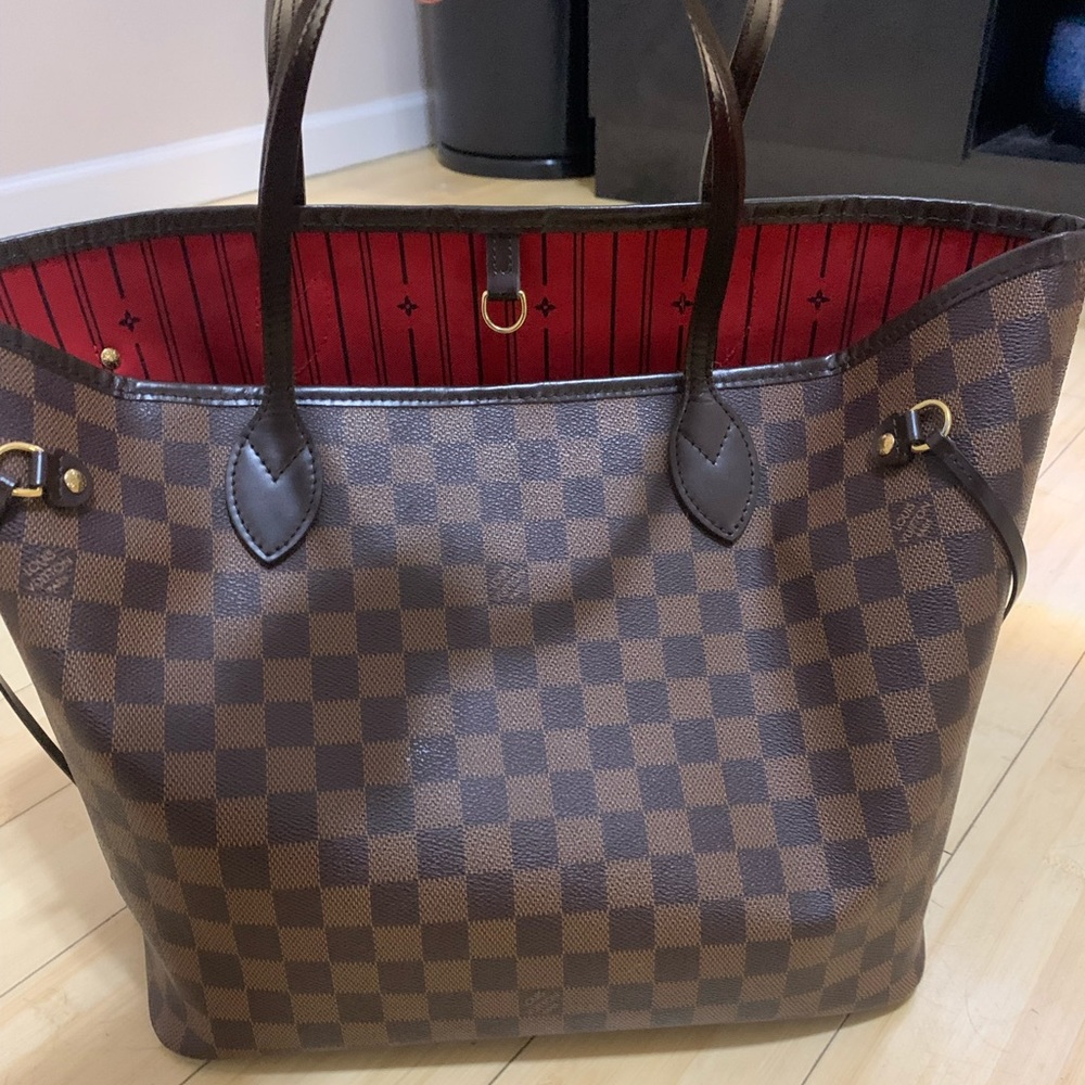 Neverfull MM Damier Ebene Authentic Louis Vuitton